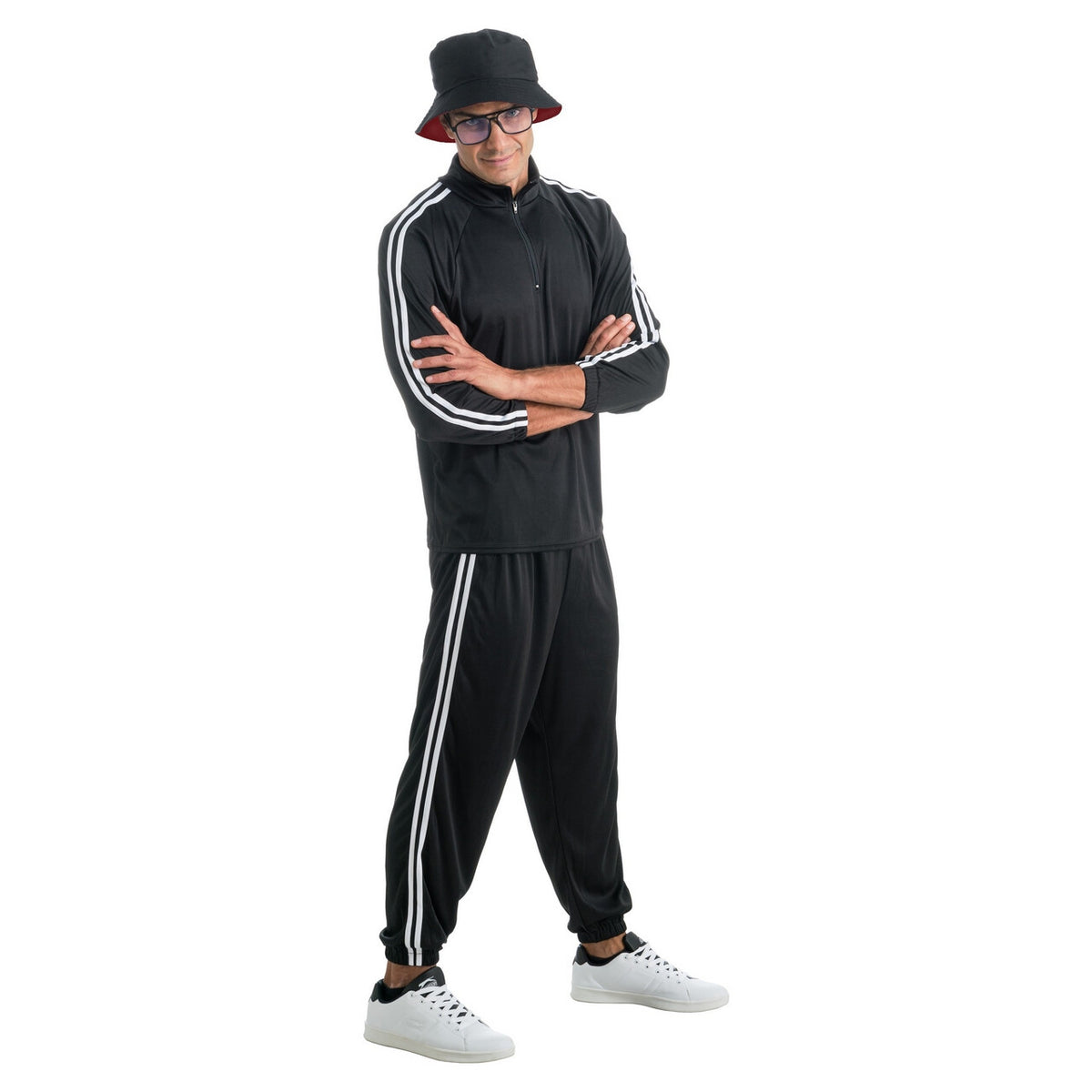 Op deze afbeelding zie je een Kostuums, van het merk Chaks. Rapper Mc Fit To Spit Man Kostuum