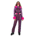 Combinaison De Ski Fantaisie Mountain Snake Violet Costume Femme