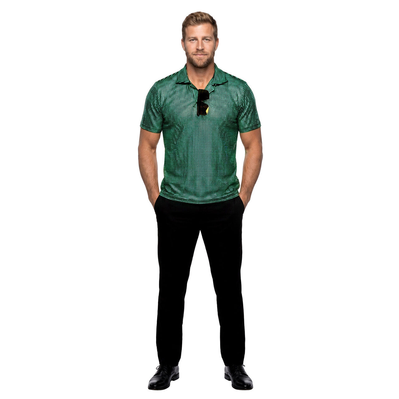 Op deze afbeelding zie je een Kostuums, van het merk Wilbers. Polo Darter Bulls Eye Groen Man