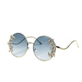 Classy Messy Festival Bril Blauw / Groen