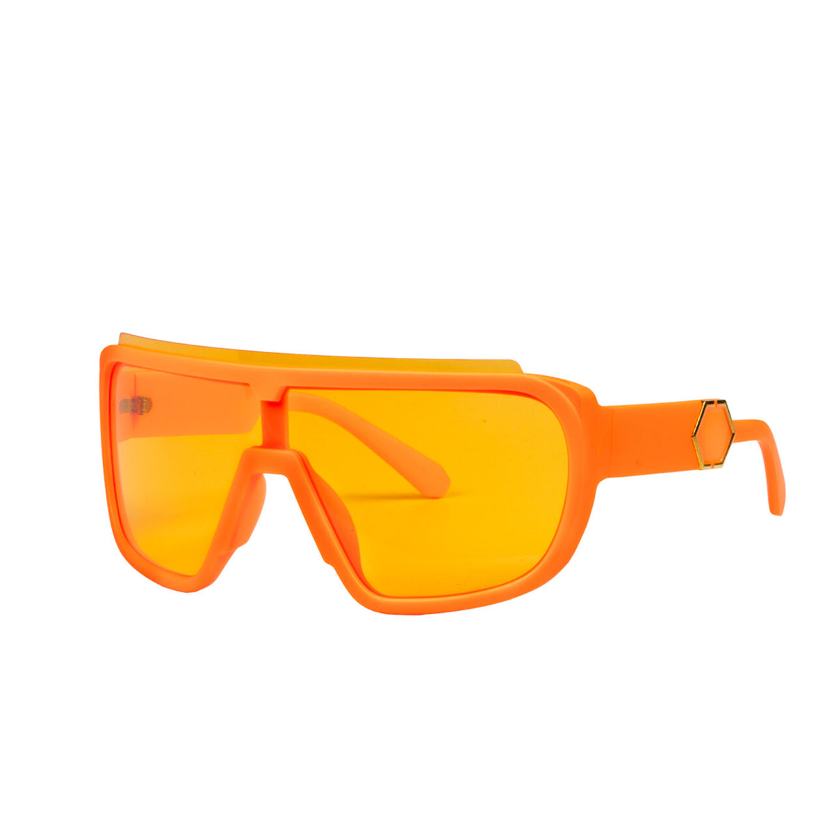 Op deze afbeelding zie je een Accessoires, van het merk Wilbers. Neon Blaster Bril Oranje