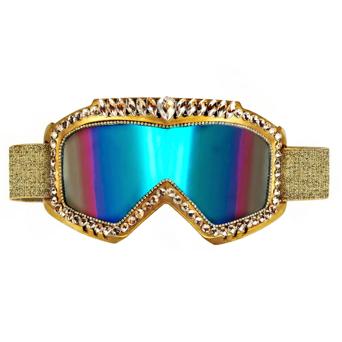Op deze afbeelding zie je een Accessoires, van het merk Wilbers. Golden Diva Op De Piste Skibril