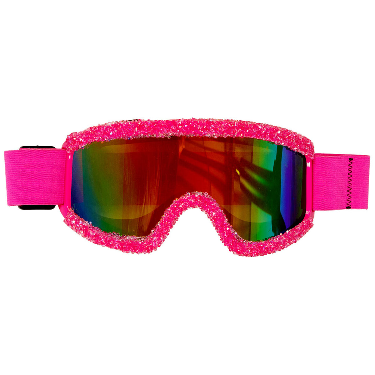 Op deze afbeelding zie je een Accessoires, van het merk Wilbers. Shine Op De Piste Neon Skibril Roze