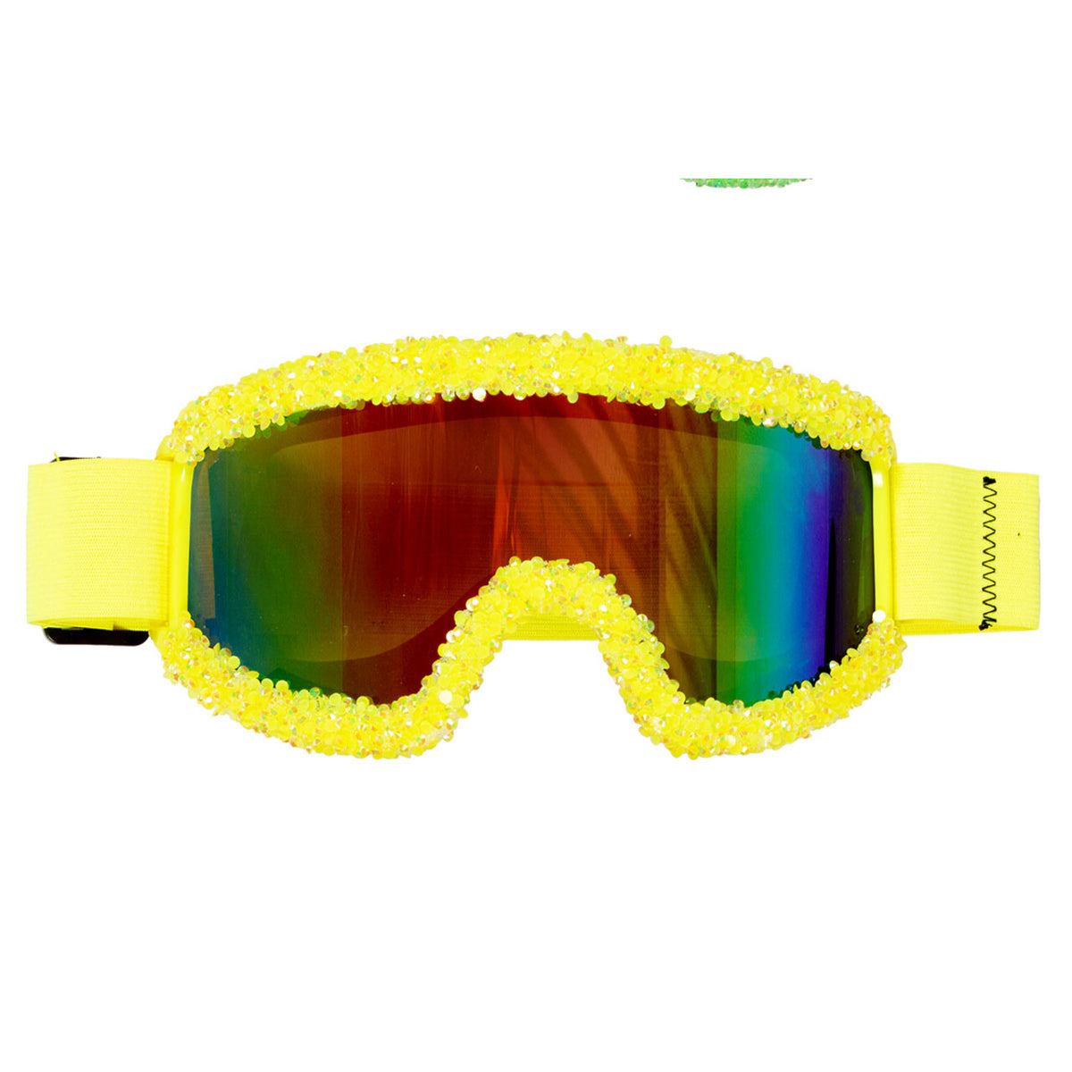 Op deze afbeelding zie je een Accessoires, van het merk Wilbers. Shine Op De Piste Neon Skibril Geel