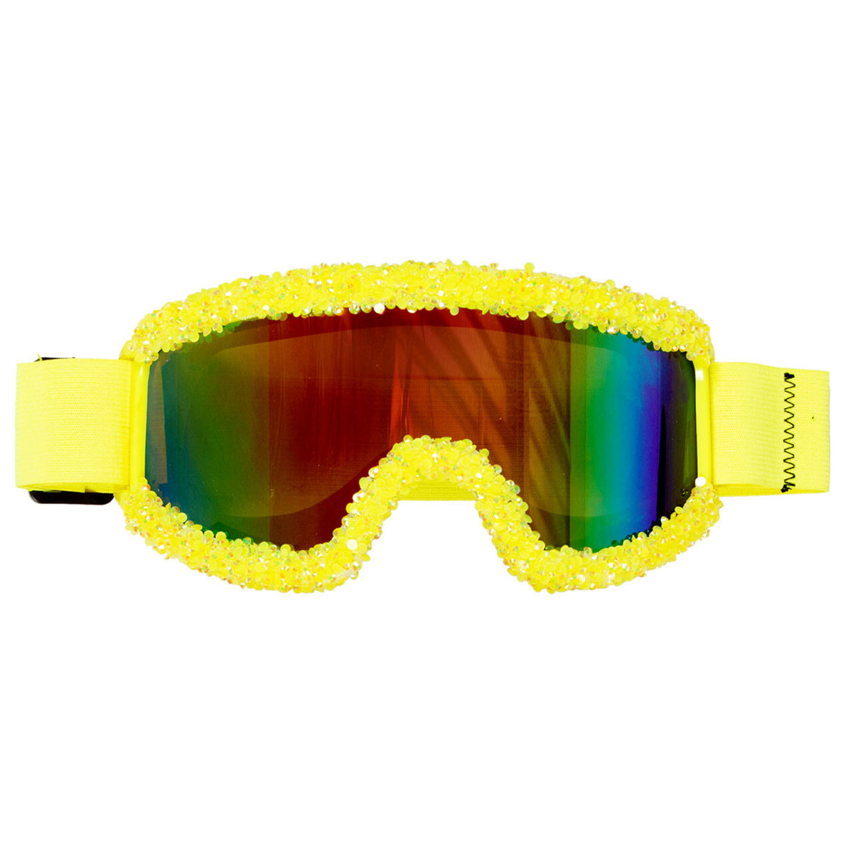 Op deze afbeelding zie je een Accessoires, van het merk Wilbers. Shine Op De Piste Neon Skibril Geel