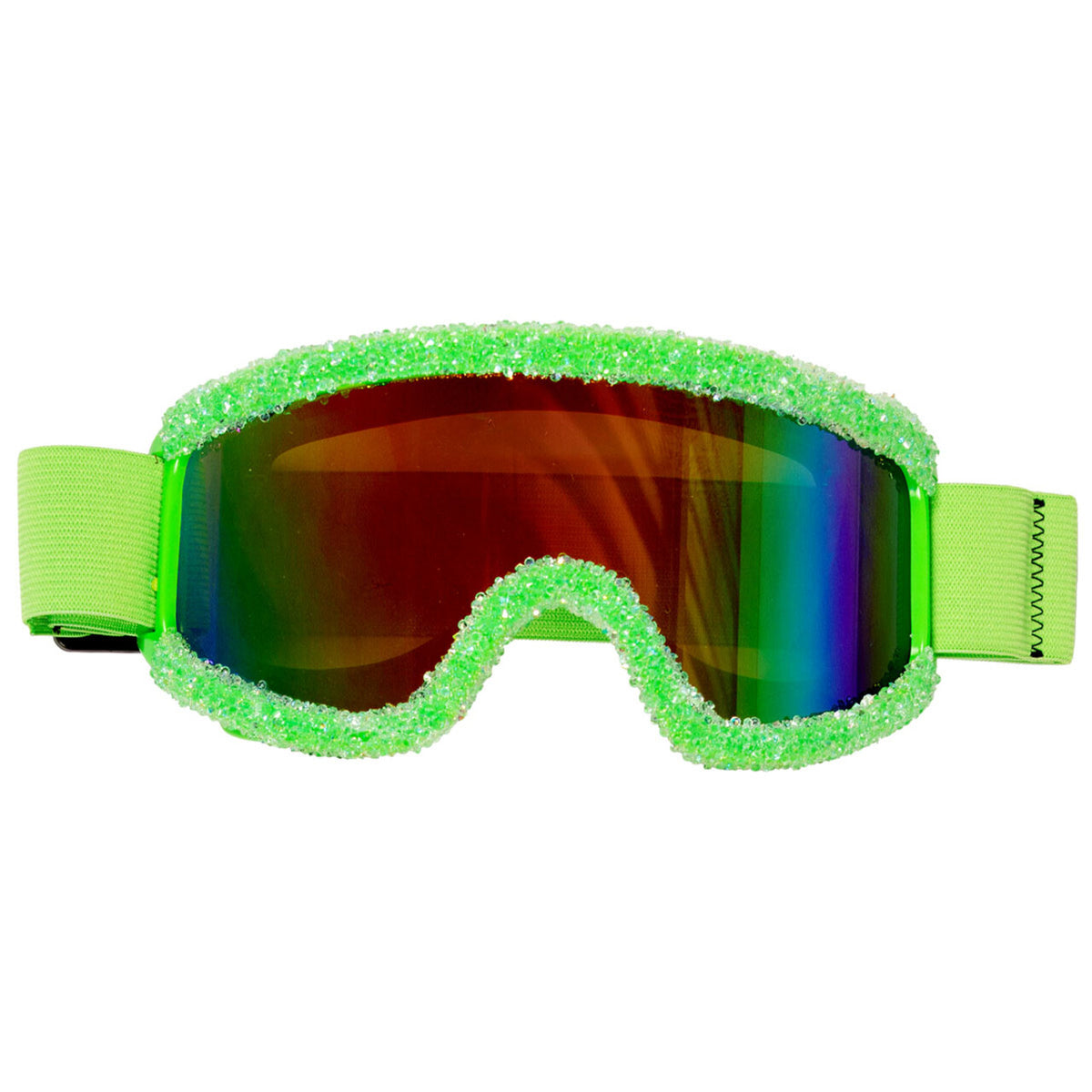 Op deze afbeelding zie je een Accessoires, van het merk Wilbers. Shine Op De Piste Neon Skibril Groen