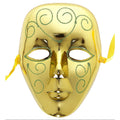 Stijlvol Masker Goud Met Glitters