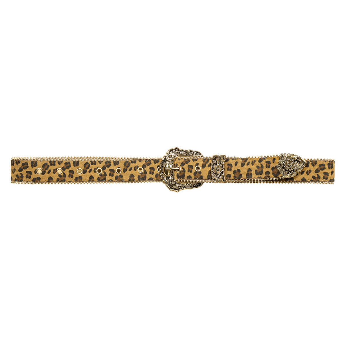 Op deze afbeelding zie je een Accessoires, van het merk Wilbers. Panter Gold Riem