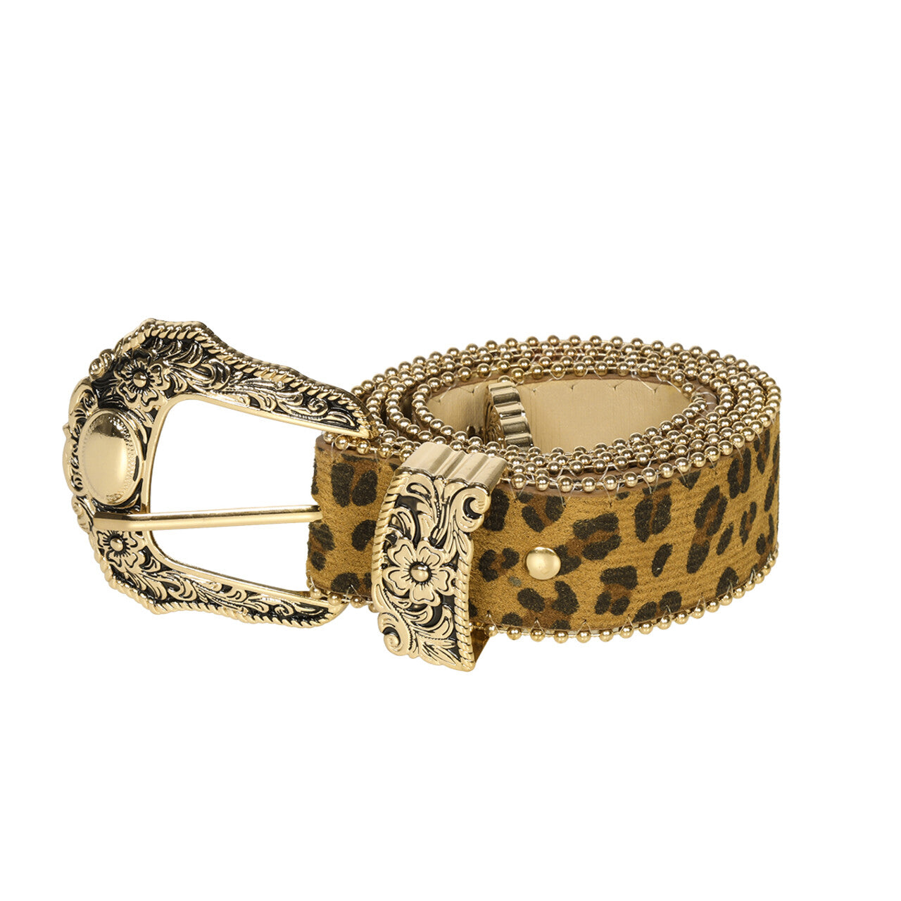 Op deze afbeelding zie je een Accessoires, van het merk Wilbers. Panter Gold Riem