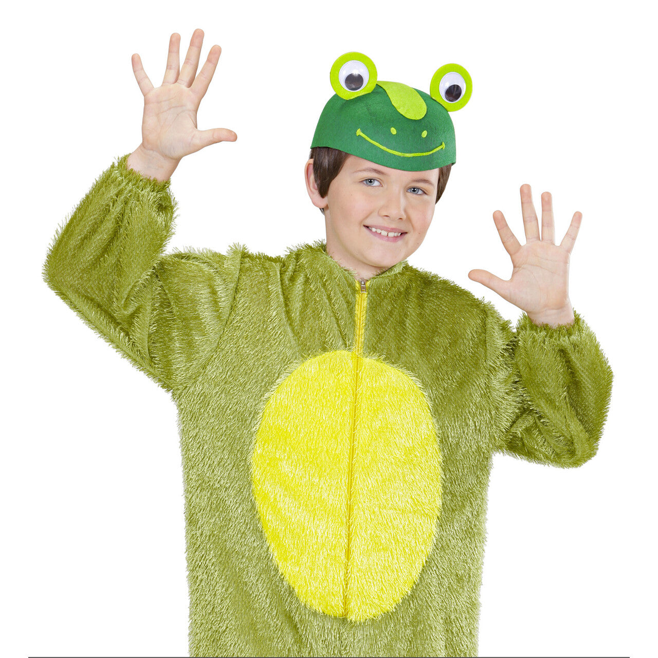 Op deze afbeelding zie je een Accessoires, van het merk Widmann. Kikker Hoed Vilt