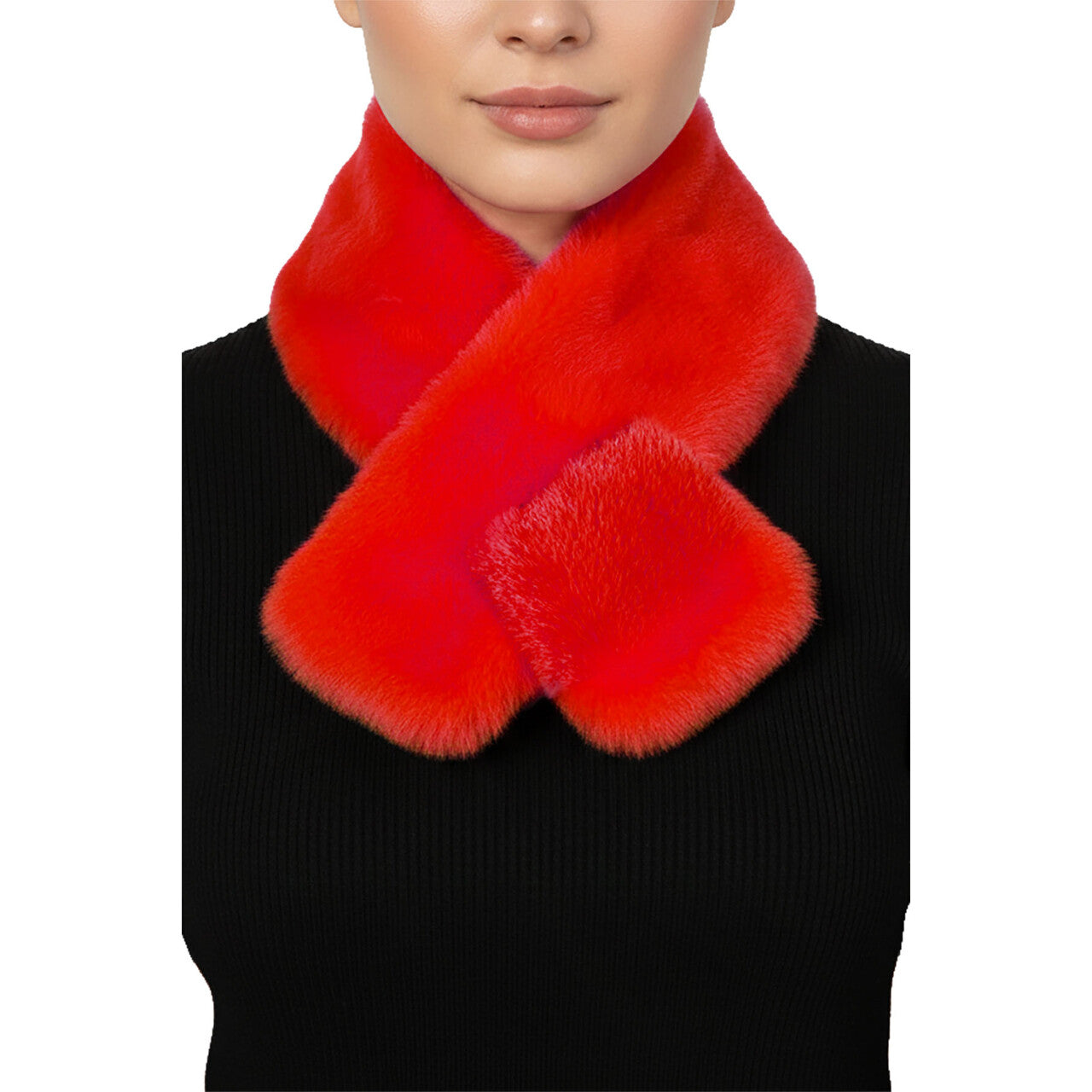 Op deze afbeelding zie je een Accessoires, van het merk Wilbers. Sjaal Bont Rood