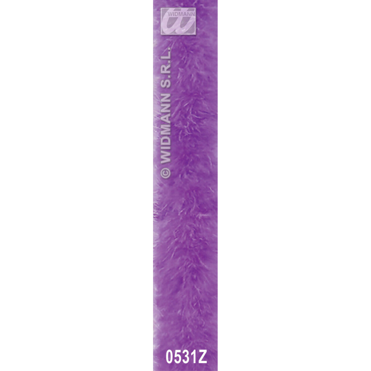 Op deze afbeelding zie je een Accessoires, van het merk Widmann. Bevallige Boa Paars 2 Meter
