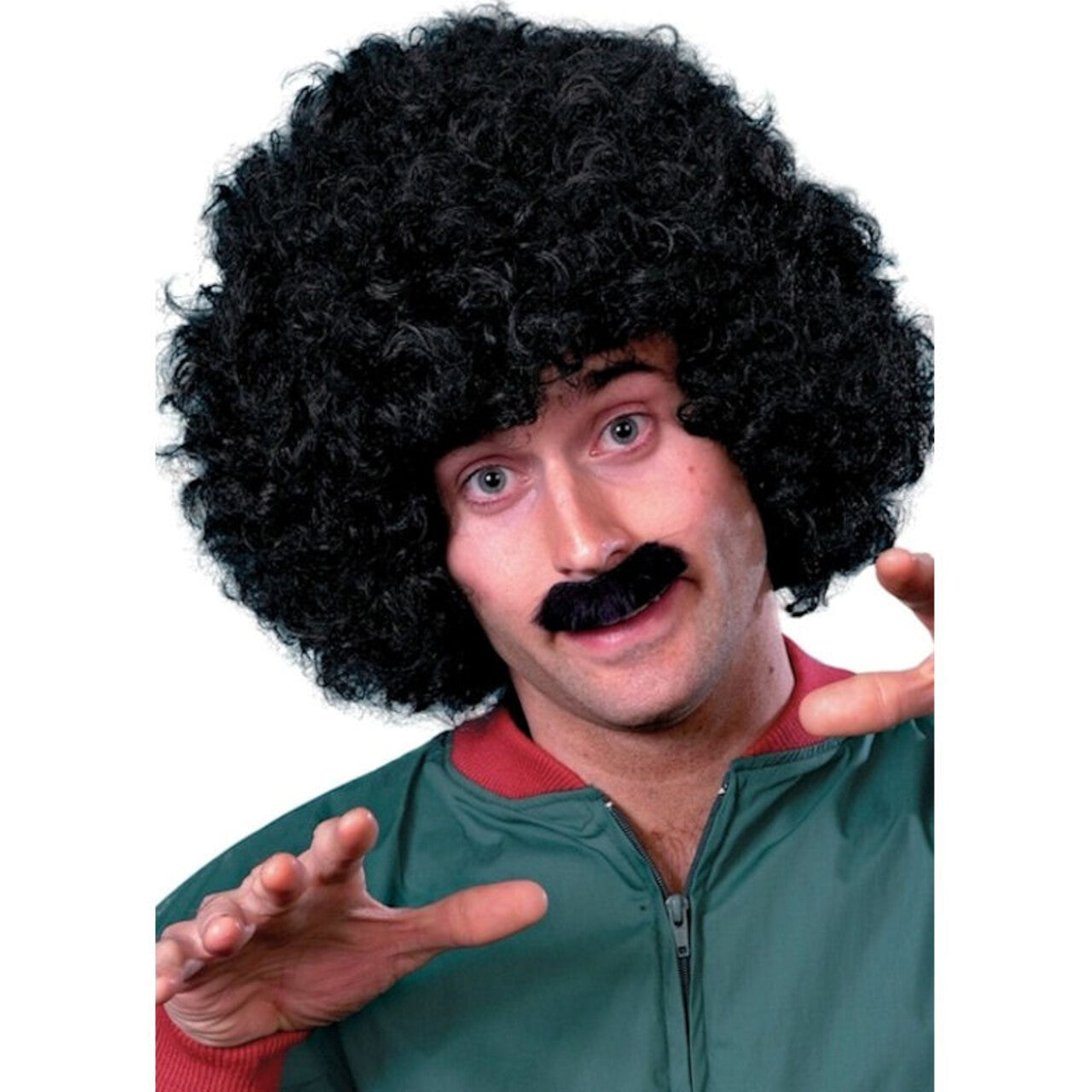 Op deze afbeelding zie je een Accessoires, van het merk Smiffy's. Vette Afro Pruik