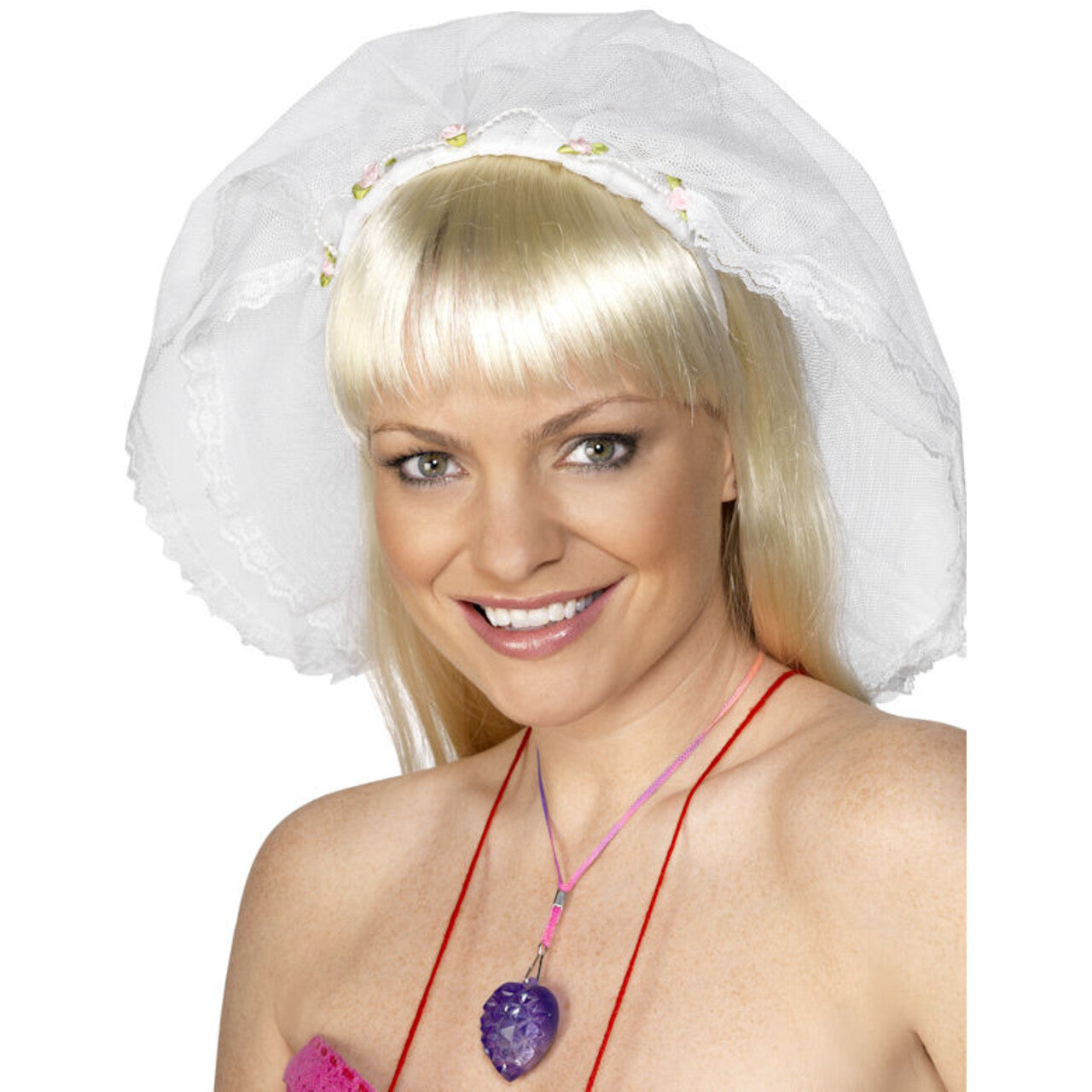 Op deze afbeelding zie je een Accessoires, van het merk Smiffy's. Bruid Sluier