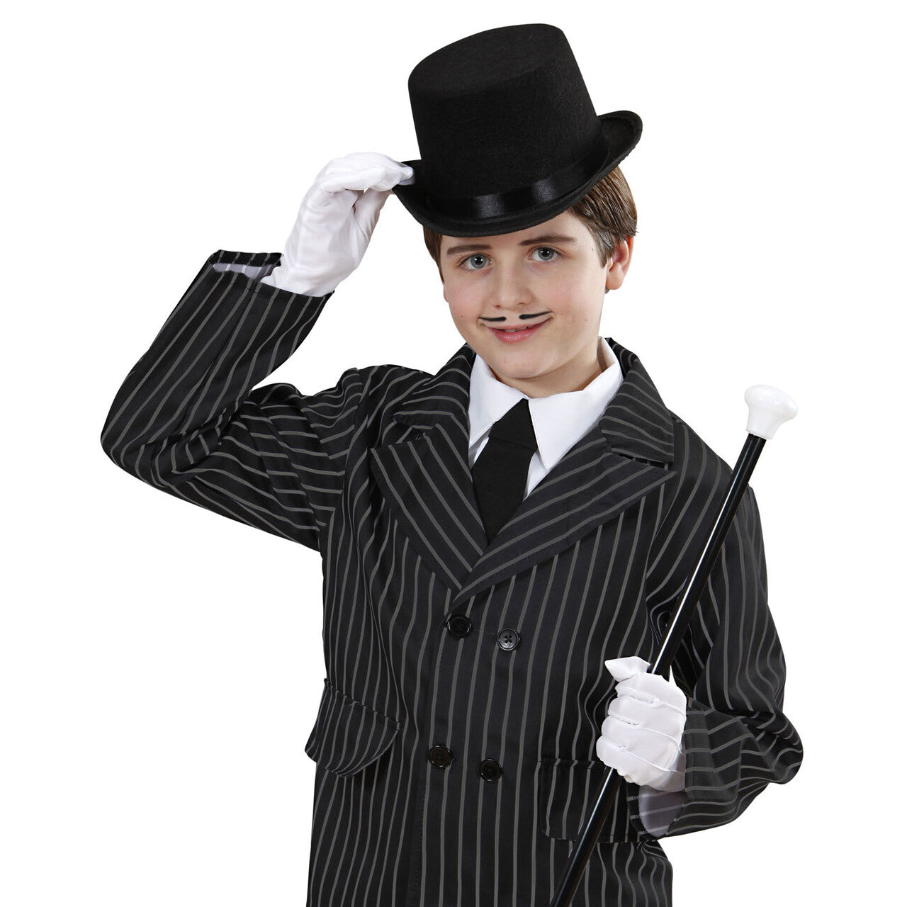 Op deze afbeelding zie je een Accessoires, van het merk Widmann. Hoge Hoed Zwart Kind
