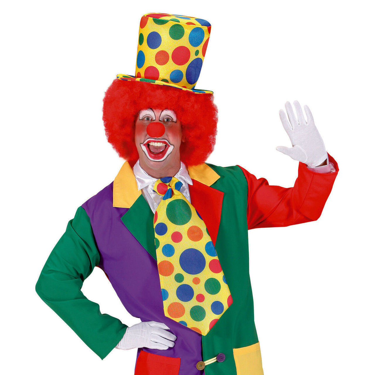 Op deze afbeelding zie je een Accessoires, van het merk Widmann. Grote Vrolijke Stropdas Clown