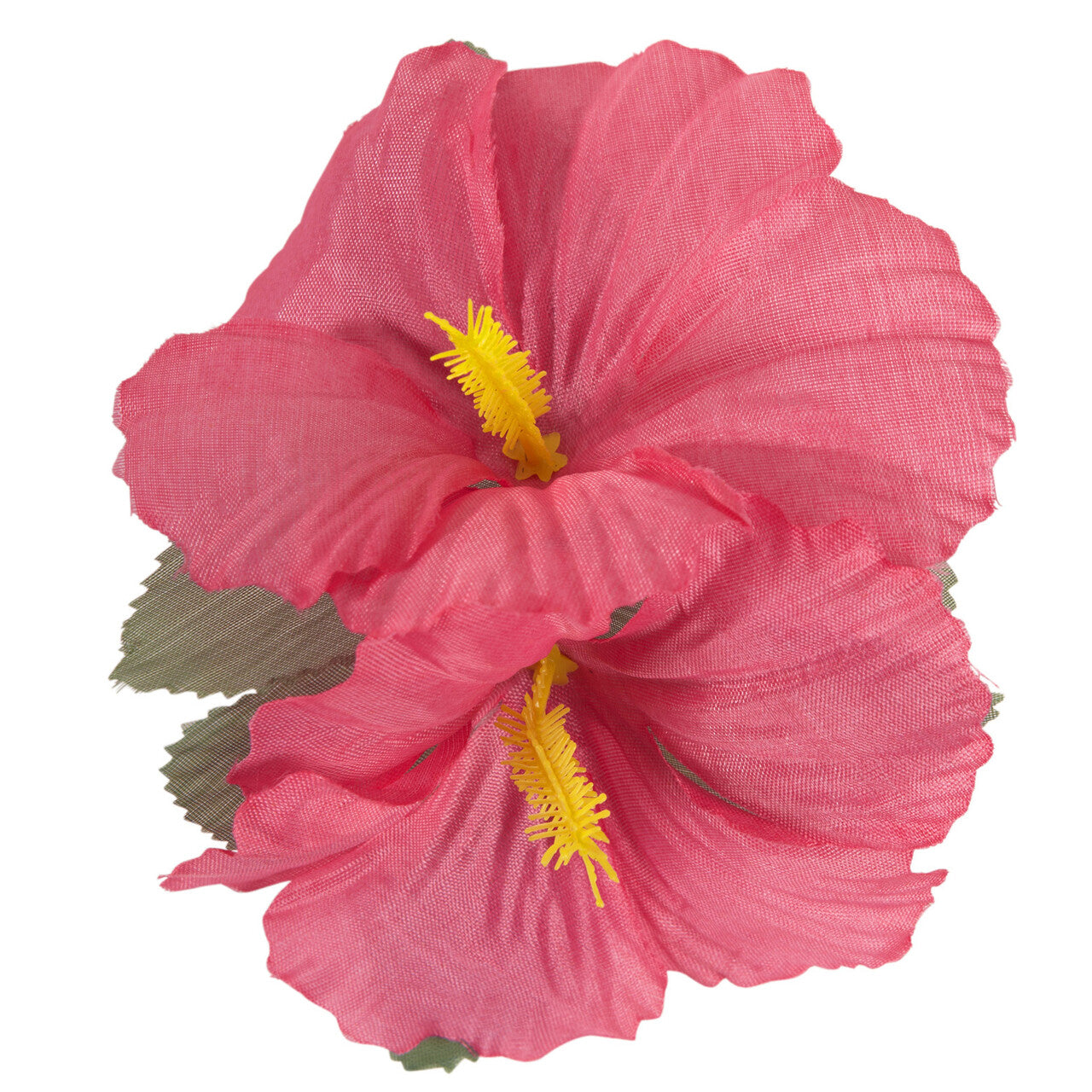 Op deze afbeelding zie je een Accessoires, van het merk Widmann. Haarclip Met Hibiscus Bloemen Roze