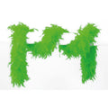 Lange Boa Met Veren Neon Groen180 Centimeter