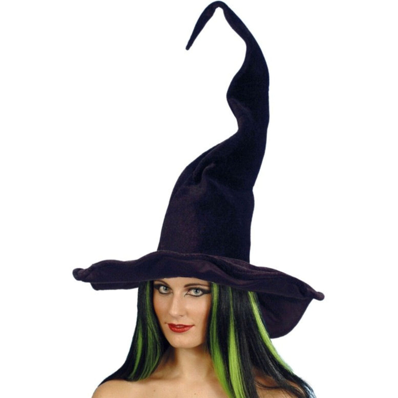 Op deze afbeelding zie je een Accessoires, van het merk Smiffy's. Tall & Twisty Spell Caster Hat Volwassen