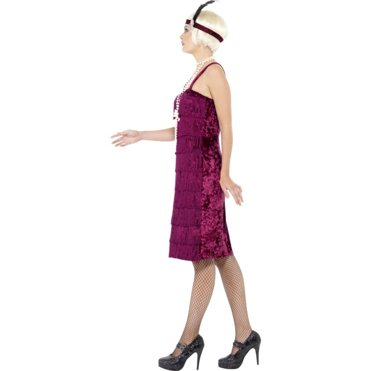 Op deze afbeelding zie je een Kostuums, van het merk Smiffy's. Jazzy Roaring Flapper Vrouw Kostuum