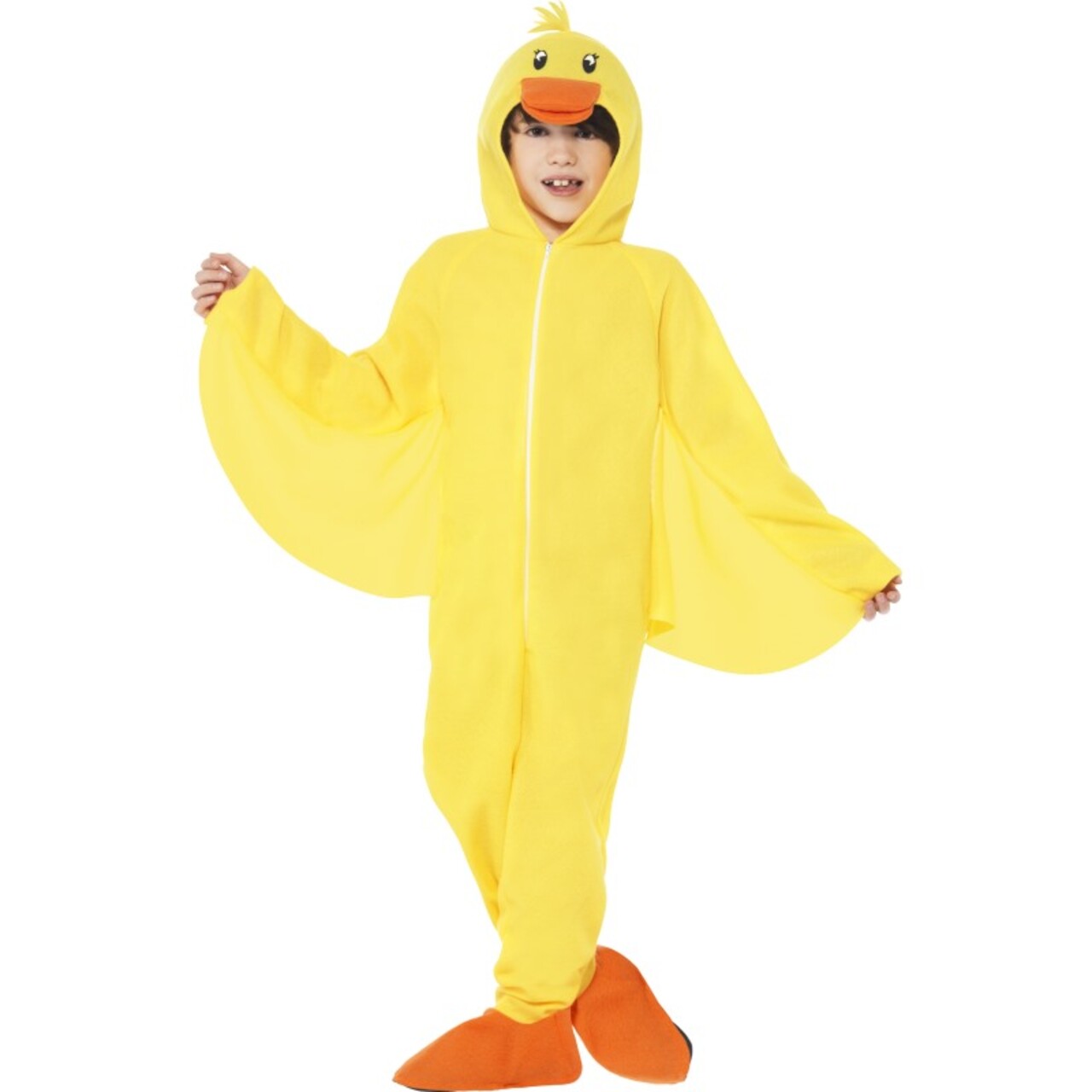 Op deze afbeelding zie je een Kostuums, van het merk Smiffy's. Gele Eend Kostuum Kind