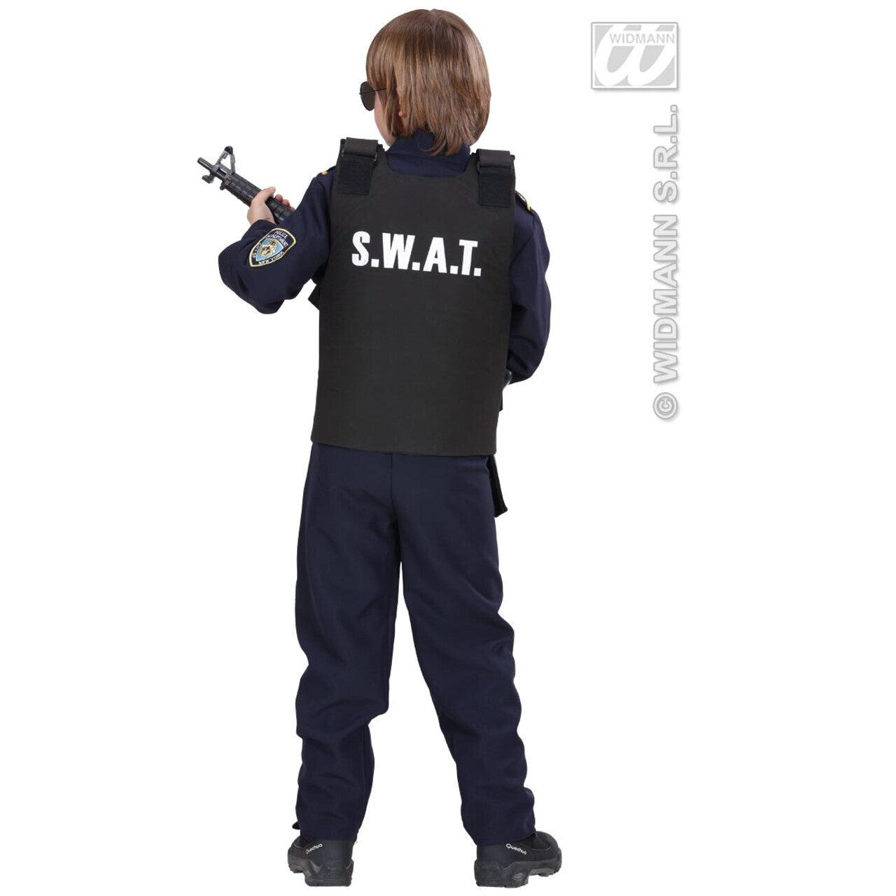 Op deze afbeelding zie je een Accessoires, van het merk Widmann. S.w.a.t. Vest Kind