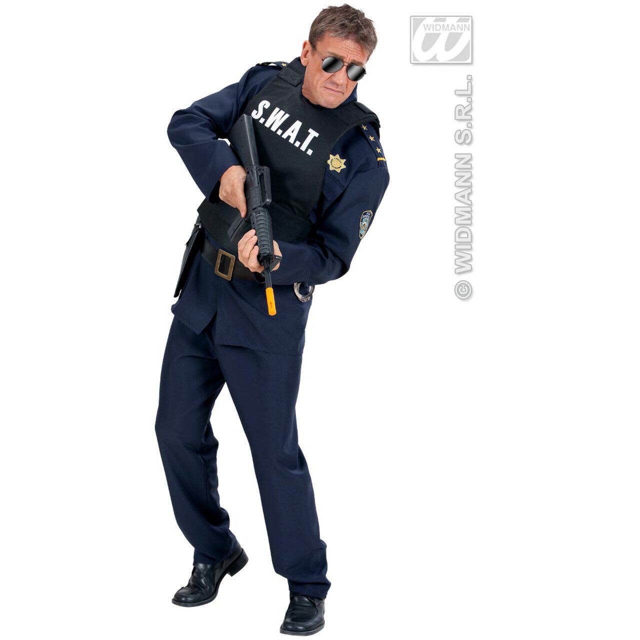 Op deze afbeelding zie je een Accessoires, van het merk Widmann. S.w.a.t. Vest