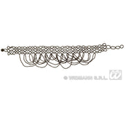 Op deze afbeelding zie je een Accessoires, van het merk Widmann. Zwarte Choker Met Pareltjes