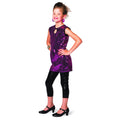 Paarse Discogirl Pailletten Jurkje Patty Meisje