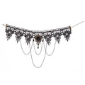 Gothic Elegance Ketting Met Kant
