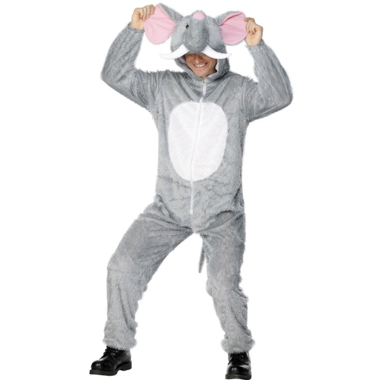 Op deze afbeelding zie je een Kostuums, van het merk Smiffy's. Olifant Volwassen Kostuum