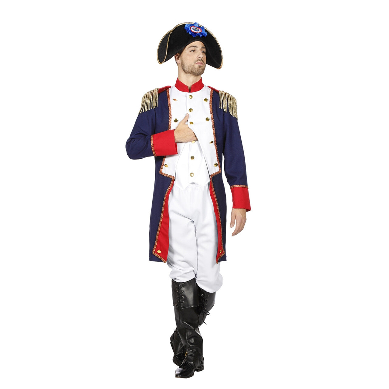 Op deze afbeelding zie je een Kostuums, van het merk Wilbers. Napoleon De Kleine Generaal Man Kostuum