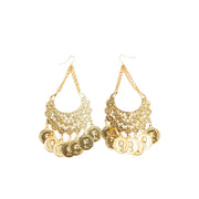 Op deze afbeelding zie je een Accessoires, van het merk Wilbers. Oorbellen Gipsy Queen Goud