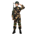 Costume De Camouflage Commando Désert Marron Costume Garçon