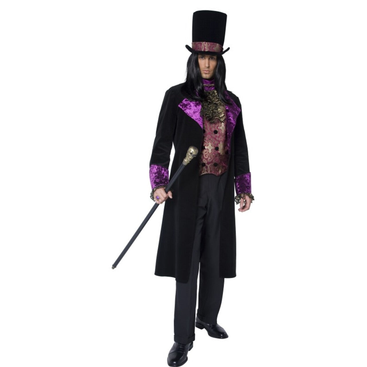 Op deze afbeelding zie je een Kostuums, van het merk Smiffy's. Gothic Gentleman Kostuum