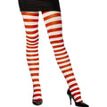 Rood-Wit Gestreepte Panty