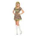 Pop Art Néon Ensoleillé Costume Femme