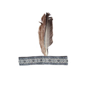 Op deze afbeelding zie je een Accessoires, van het merk Wilbers. Haarband Indiaan Stoere Buffel