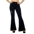Sparkle Night Flared Broek Zwart Vrouw