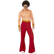 Op deze afbeelding zie je een Kostuums, van het merk Smiffy's. 70s Tiptop Heer Man Kostuum