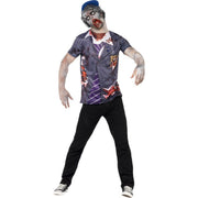 Op deze afbeelding zie je een Kostuums, van het merk Smiffy's. Zombie Schooljongen