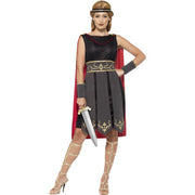 Op deze afbeelding zie je een Kostuums, van het merk Smiffy's. Romeinse Gladiator Emma Vrouw Kostuum