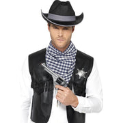 Op deze afbeelding zie je een Kostuums, van het merk Smiffy's. Cowboy Verkleedset Man