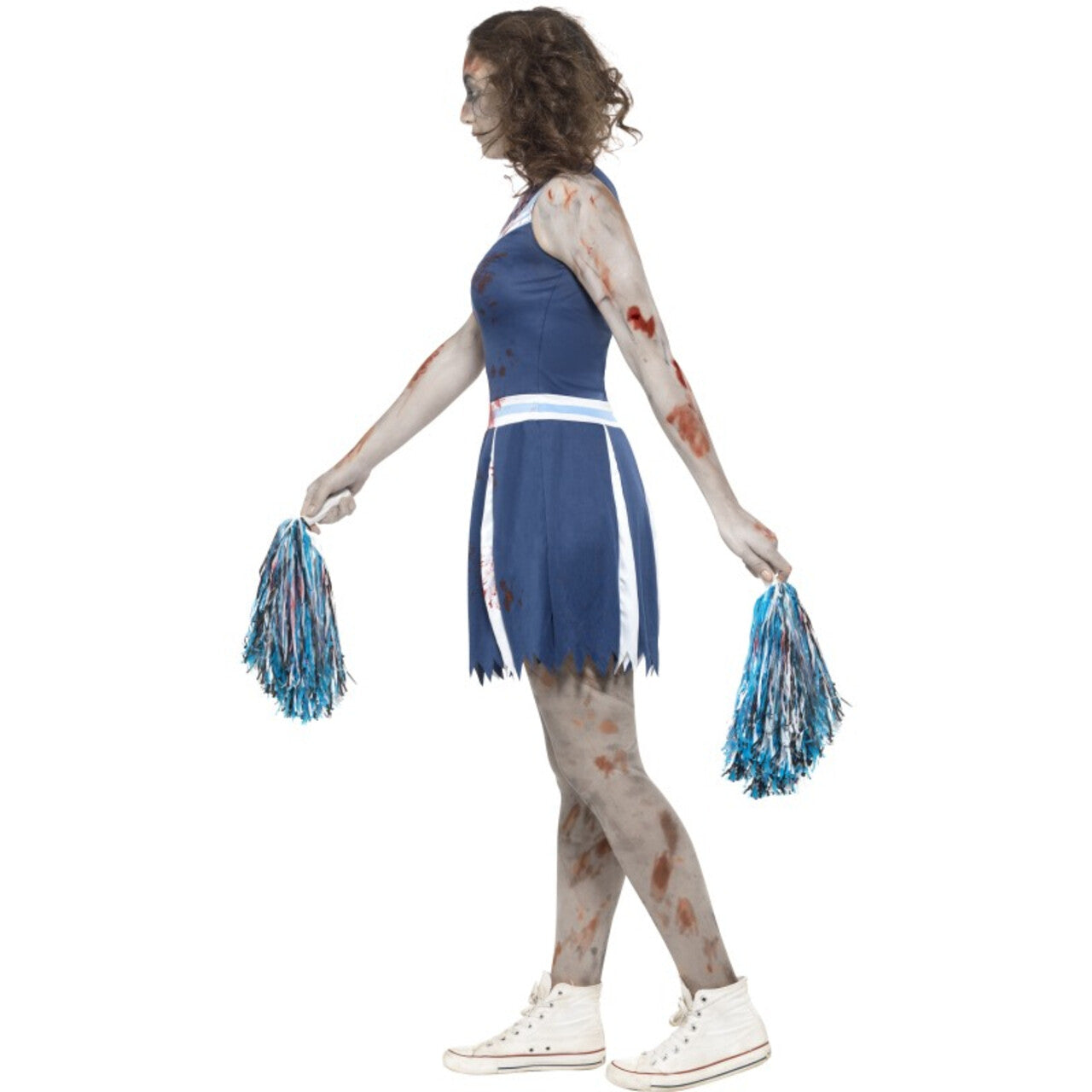 Op deze afbeelding zie je een Kostuums, van het merk Smiffy's. Zombie Cheerleader Daisy Vrouw Kostuum