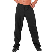 Op deze afbeelding zie je een Kostuums, van het merk Wilbers. Zwarte Broek Classic Man