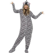 Op deze afbeelding zie je een Kostuums, van het merk Smiffy's. Onesie Schattige Zebra Kostuum