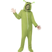 Op deze afbeelding zie je een Kostuums, van het merk Smiffy's. Onesie Schattig Buitenaards Wezentje Alien Kind Kostuum Kind