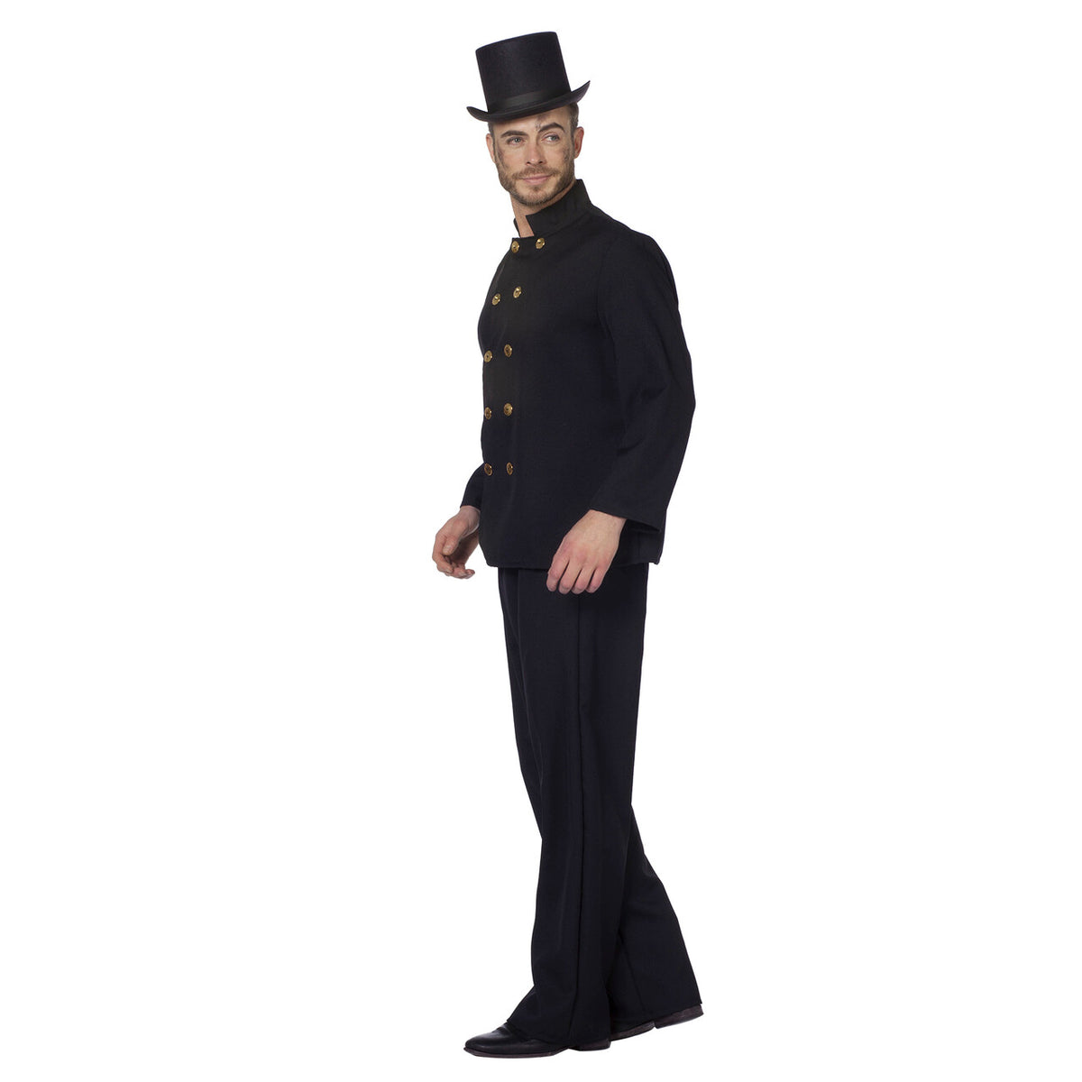 Op deze afbeelding zie je een Kostuums, van het merk Wilbers. Dickens Schoorsteenveger Man Kostuum