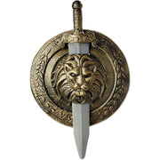 Op deze afbeelding zie je een Accessoires, van het merk California Costume Collections. Gladiator Schild En Zwaard