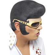 Op deze afbeelding zie je een Accessoires, van het merk Smiffy's. Officiele Elvis Hoofddeksel Met Rubberen Bril